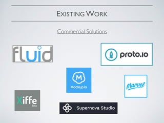 EXISTING WORK
Commercial Solutions
 