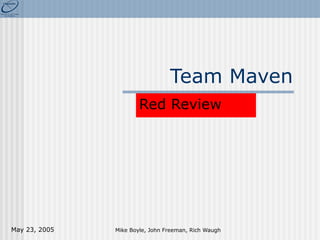 Red Review Team Maven 