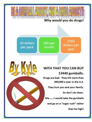 6th Grade Red Ribbon Mini Posters