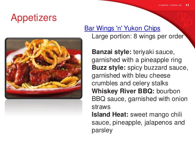 Red Robin Menu Presentation
