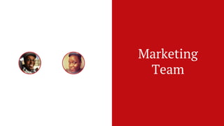 Marketing
Team
 