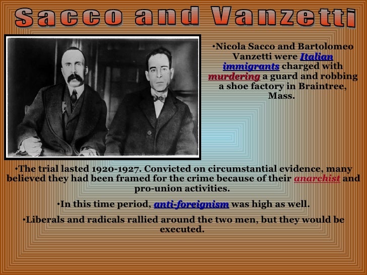 sacco and vanzetti guilty