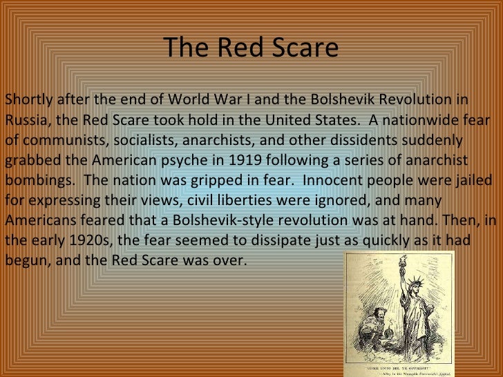 what were the causes and effects of the red scare
