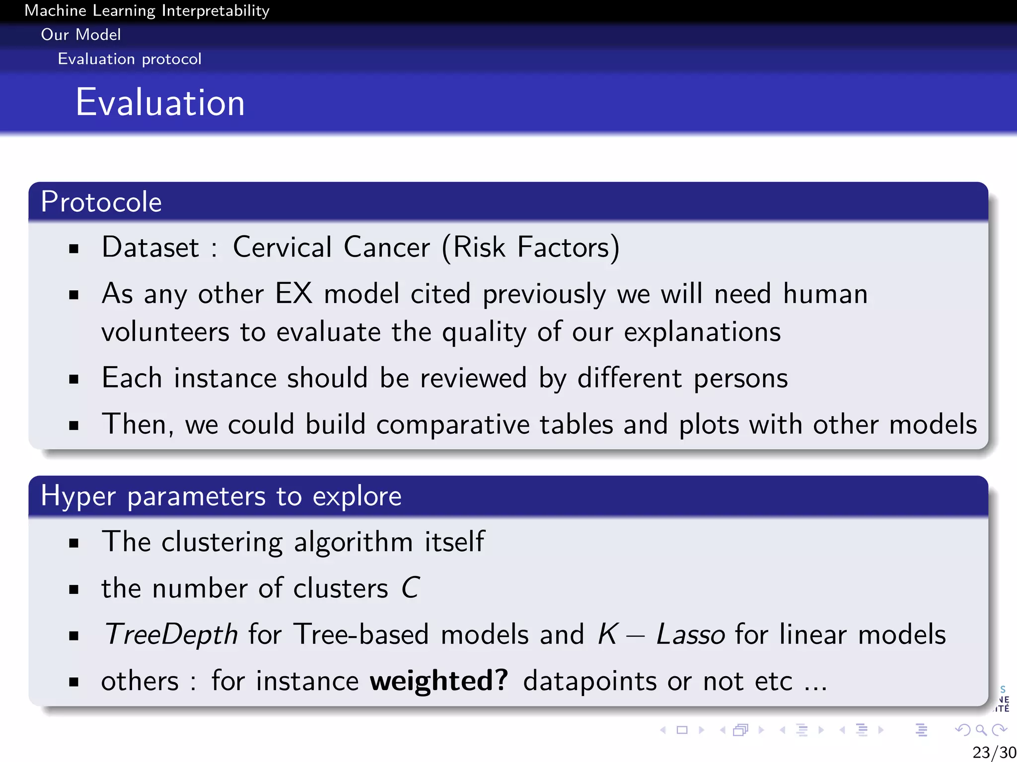 Machine Learning Interpretability / Explainability