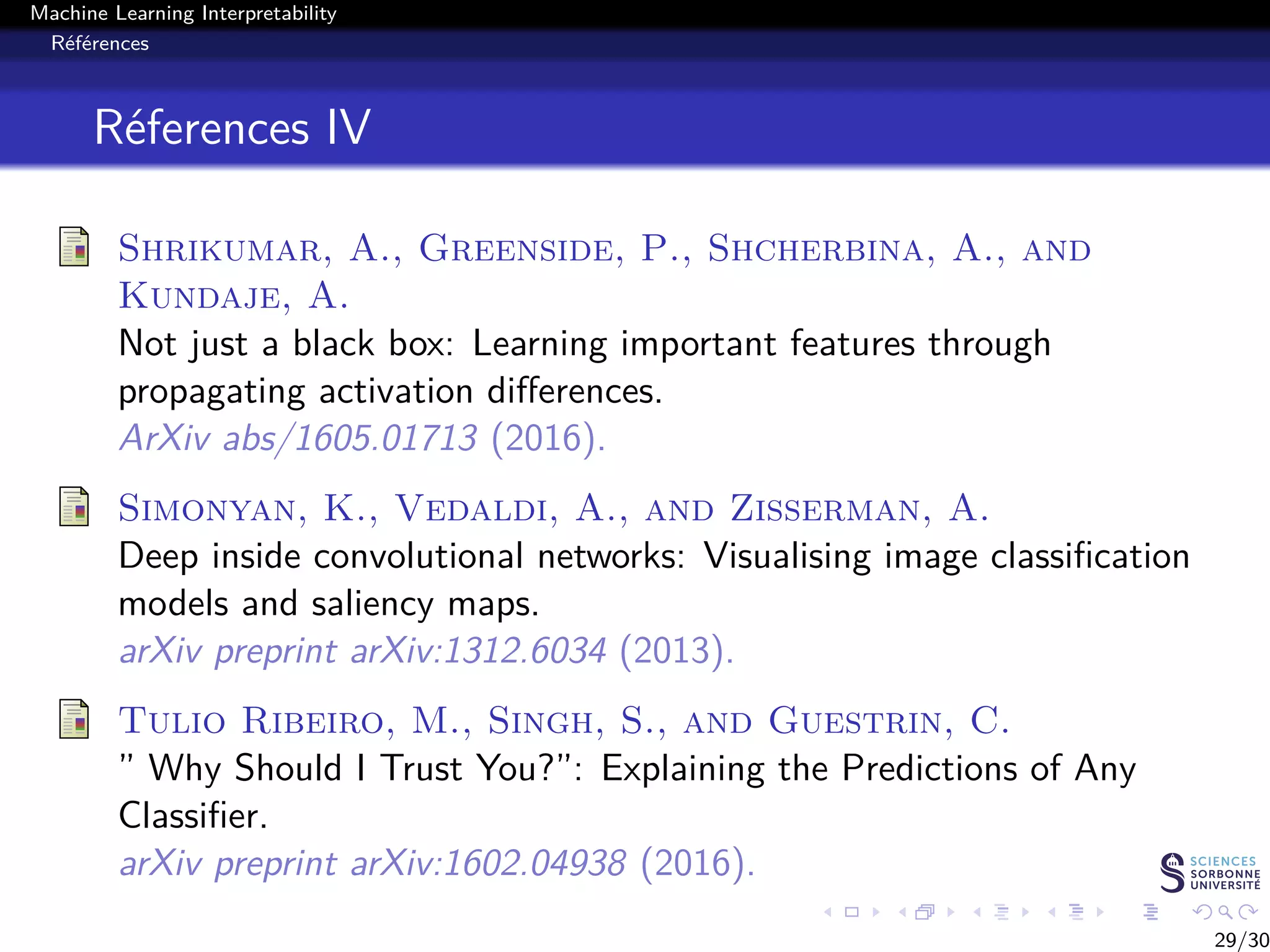 Machine Learning Interpretability / Explainability