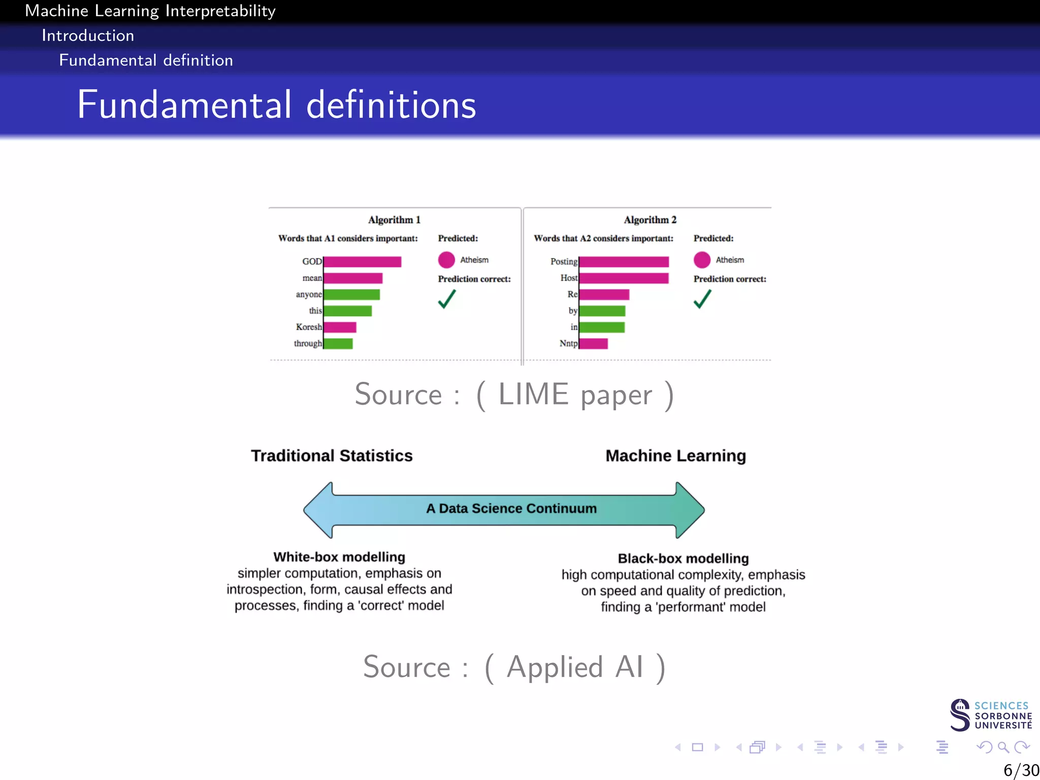 Machine Learning Interpretability / Explainability