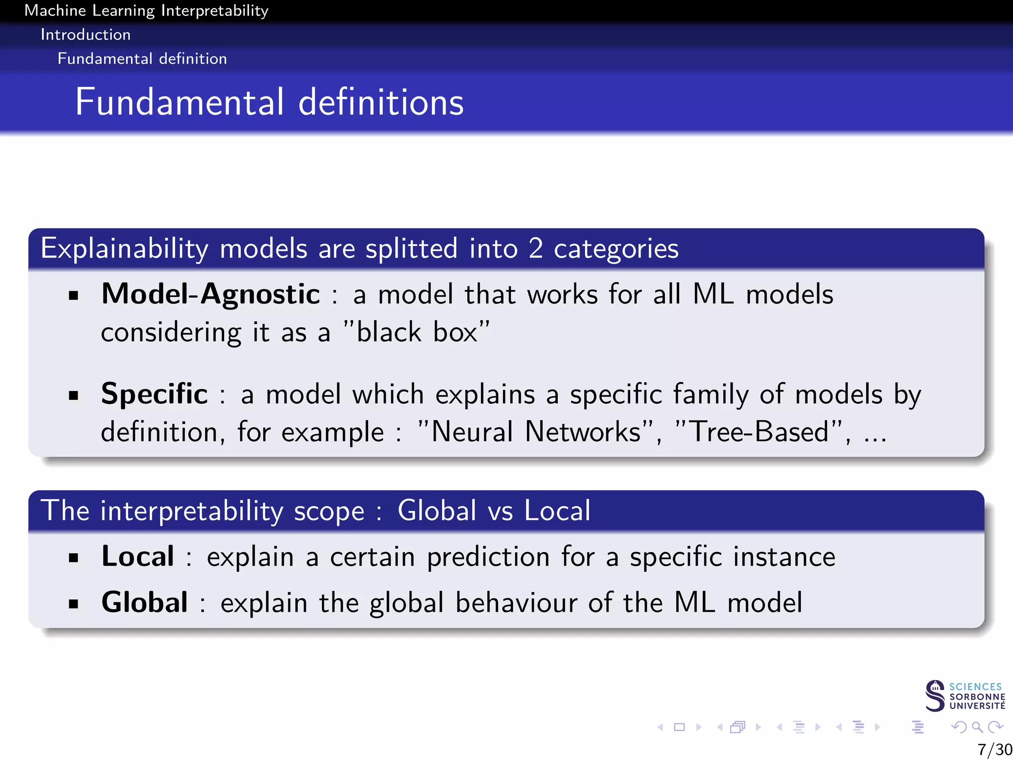Machine Learning Interpretability / Explainability