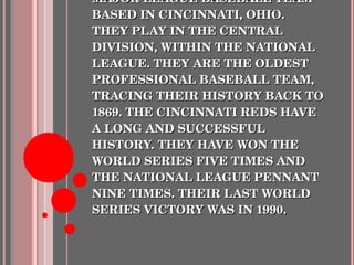 Reds Marketing Presentation | PPT