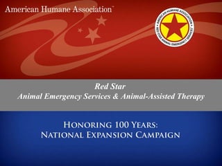 Red Star  Animal Emergency Services & Animal-Assisted Therapy 