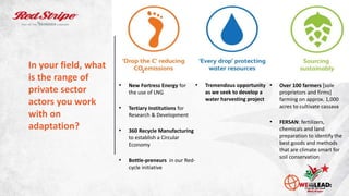 What kinds of
institutional
arrangements
effectively
engage these
actors in
adaptation
planning?
• Contracts that outline
...