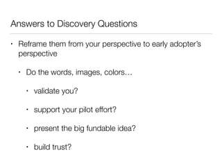 Early-Stage Digital Branding Discovery Questions and Framework | PDF