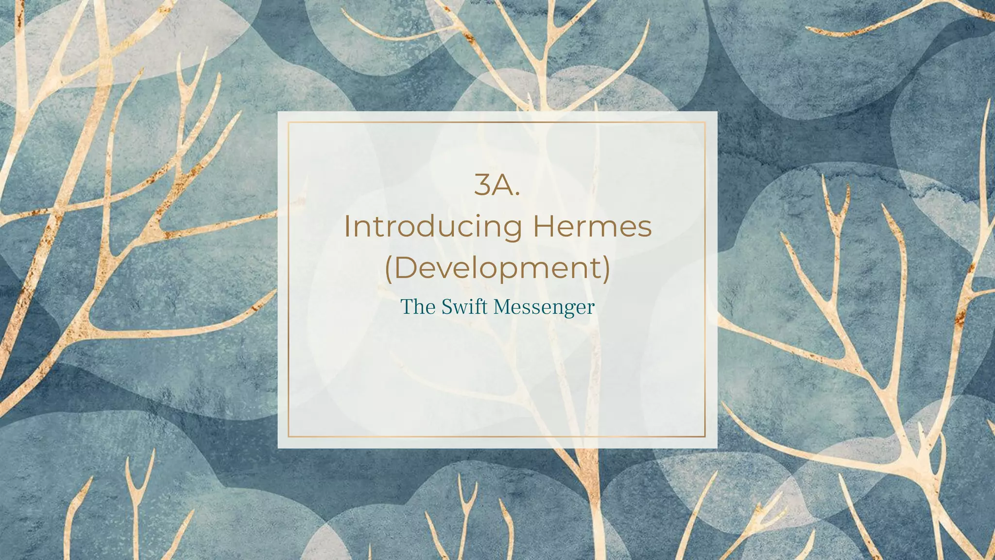 3A.
Introducing Hermes
(Development)
The Swift Messenger
 