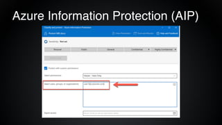 Azure Information Protection (AIP)
 