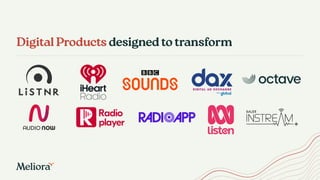 Digital Products designed to transform
 