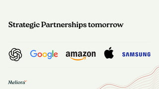 Strategic Partnerships tomorrow
 