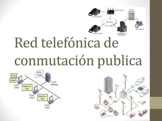 Red telefónica de
conmutación publica
 