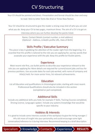 Red Tree CV and Interview tips | PDF