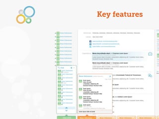 Key features
 