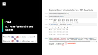 PCA
5. Transformação dos
Dados
Não existe AB
 
