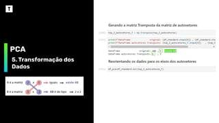 PCA
5. Transformação dos
Dados
Existe AB
 