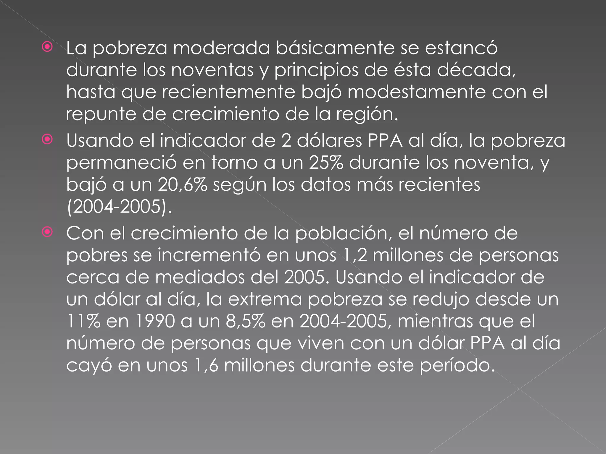 Reducción de la pobreza y desigualdad en América Latina | PPT