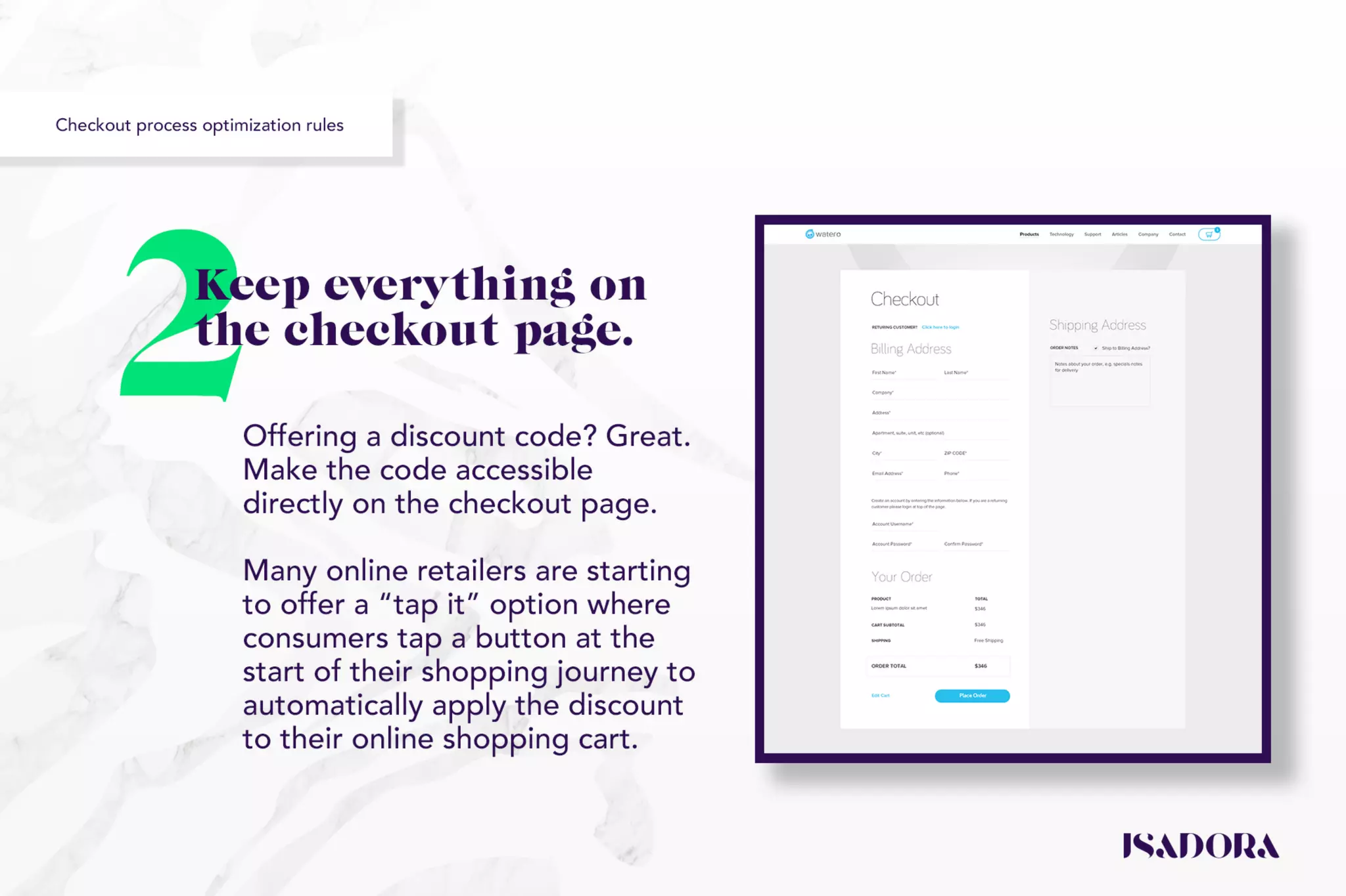 Reduce Online Cart Abandonment 