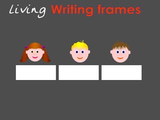 Writing frames 