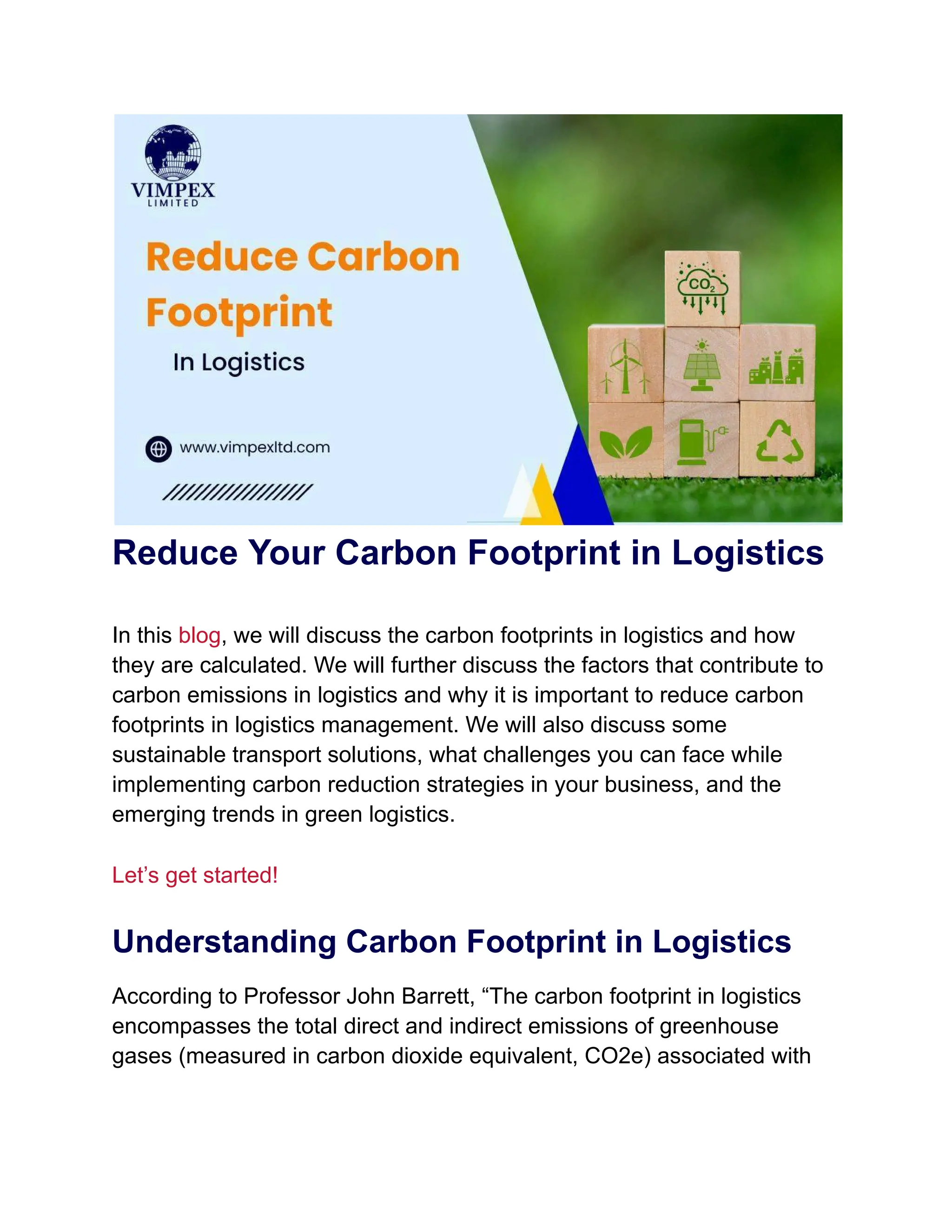 Reduce Carbon Footprint in logistics management.pdf