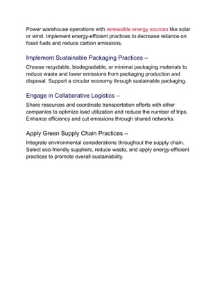 Reduce Carbon Footprint in logistics management.pdf