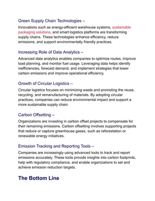 Reduce Carbon Footprint in logistics management.pdf