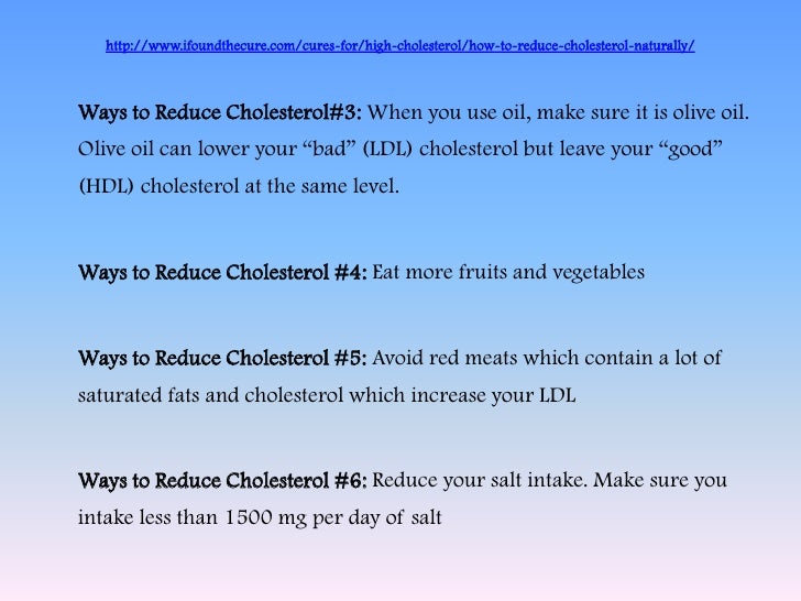 How do you raise your HDL cholesterol?