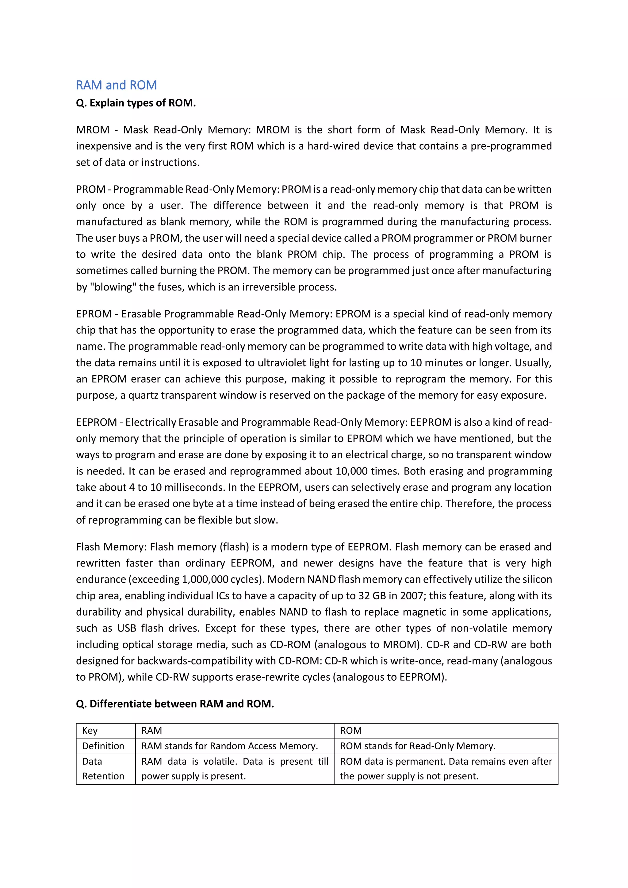 Reduce course notes class xi