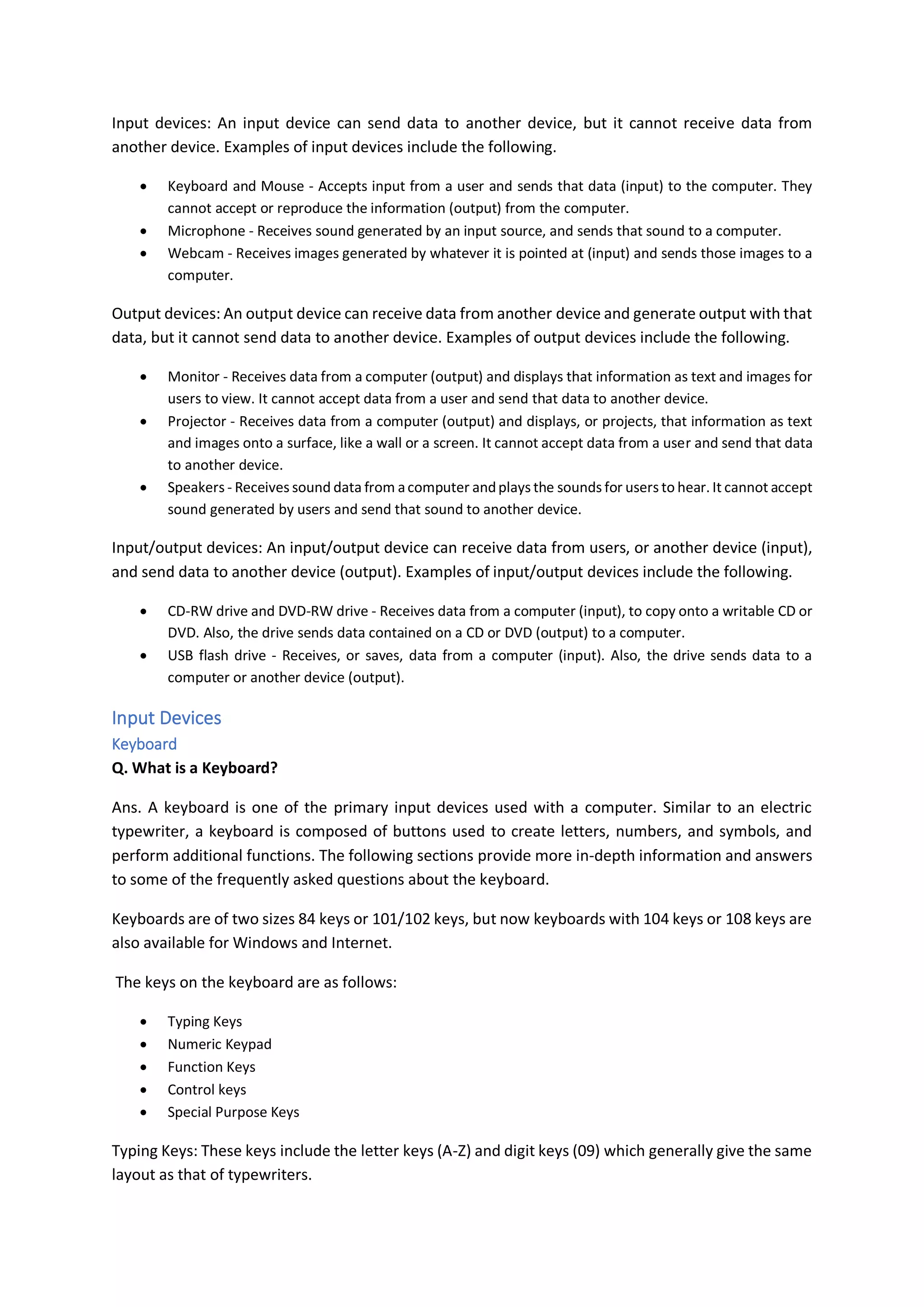 Reduce course notes class xi