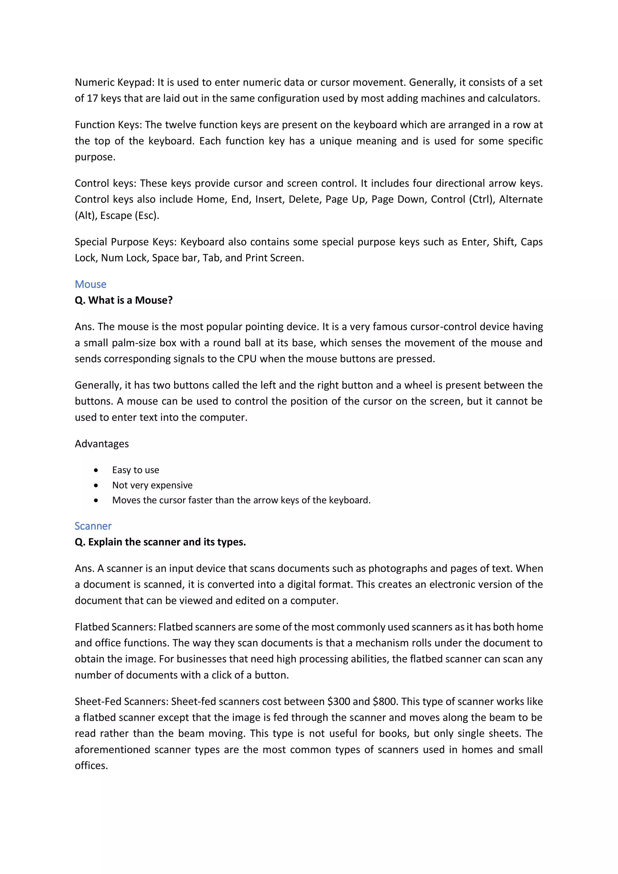 Reduce course notes class xi