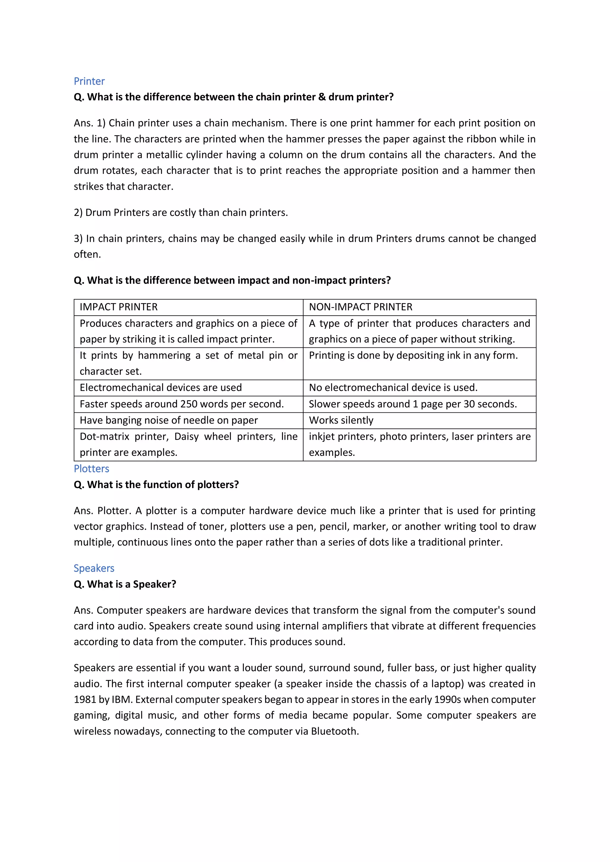 Reduce course notes class xi