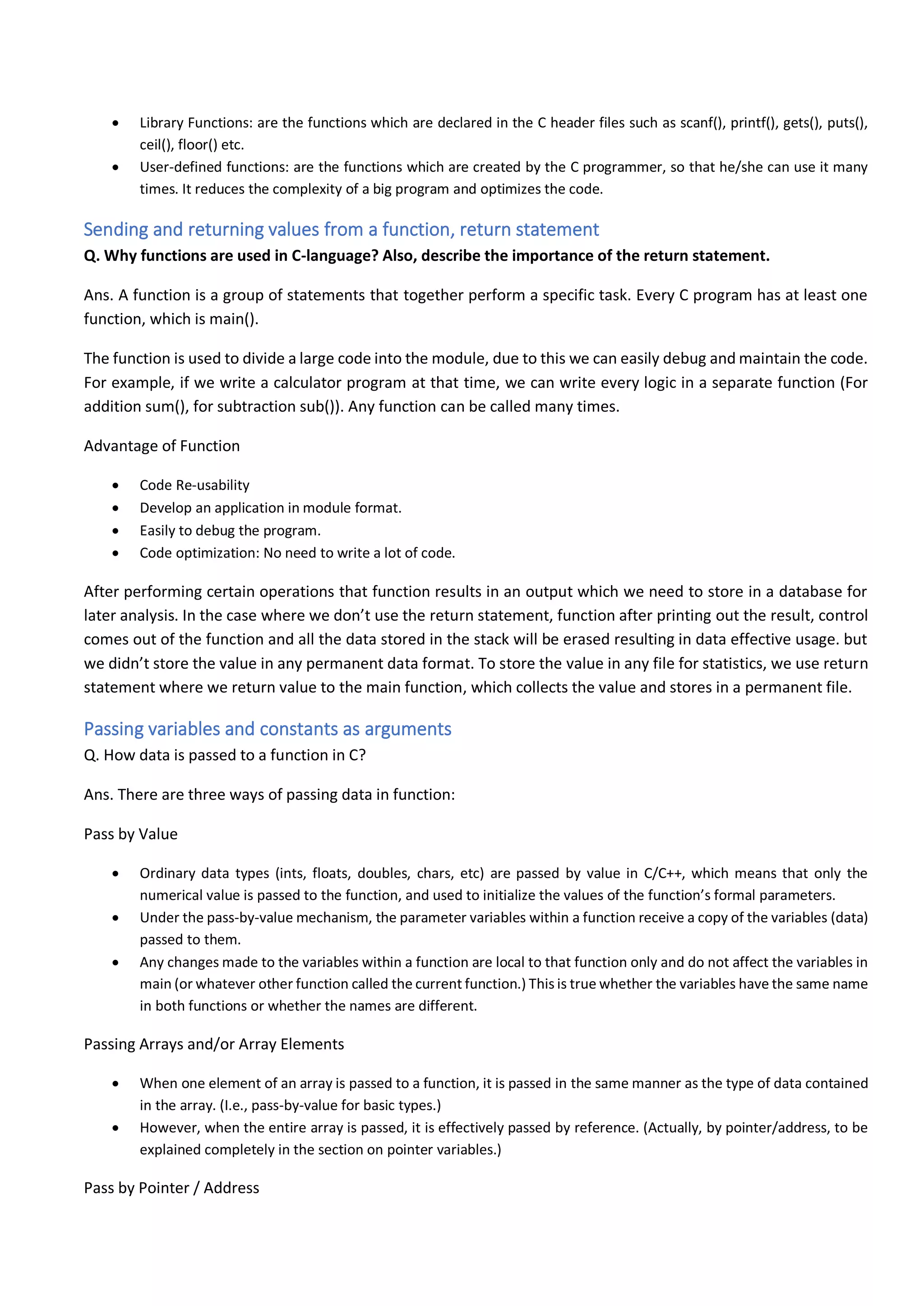 Reduce course notes class xii