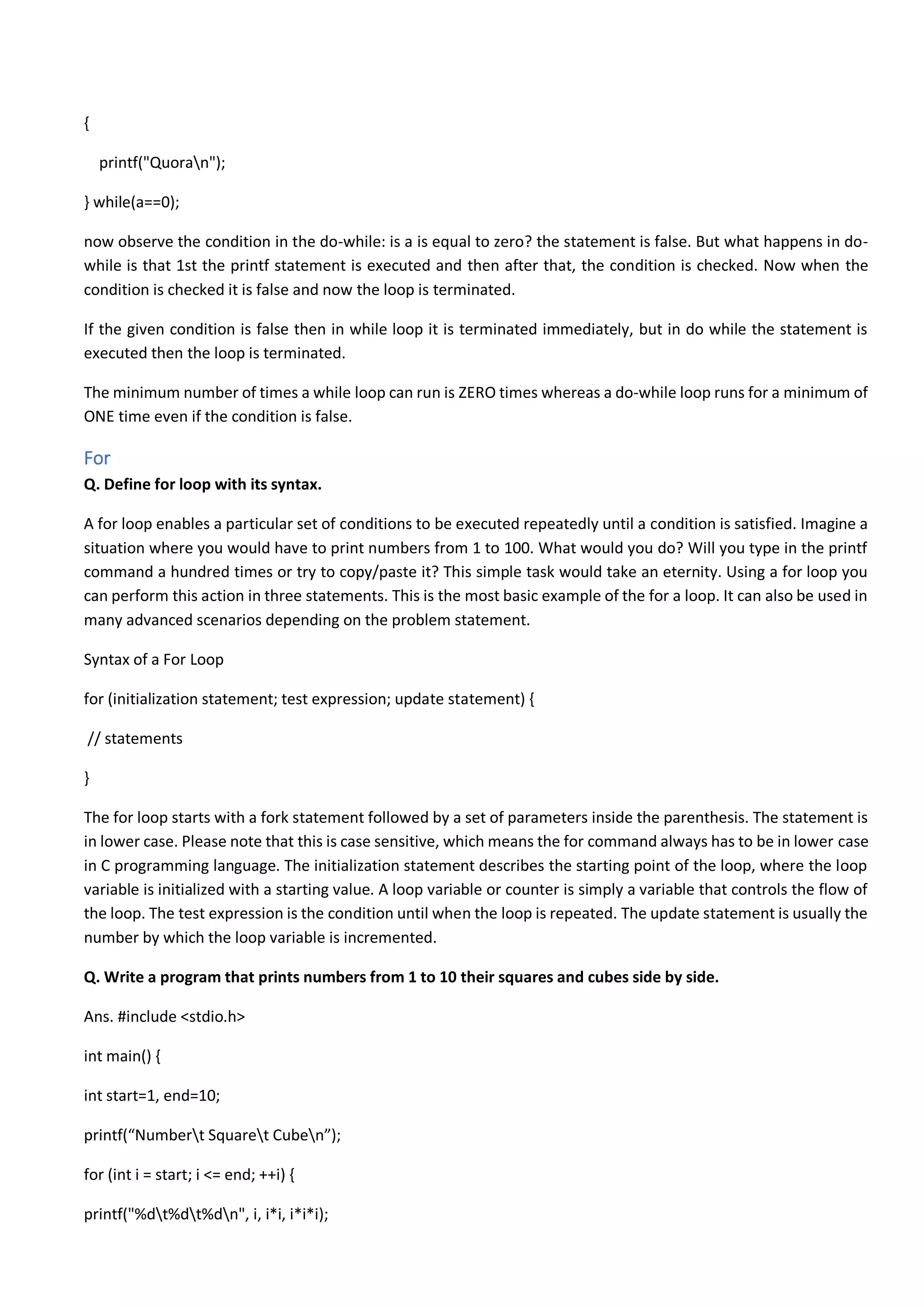 Reduce course notes class xii