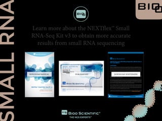 Learn more about the NEXTflex™ Small
RNA-Seq Kit v3 to obtain more accurate
results from small RNA sequencing
NEXTflex™
Sm...