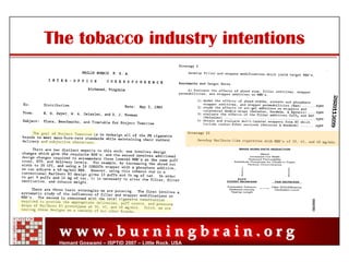Reduced Ignition Propensity Cigarettes – Facts, Fiction and Manipulations
