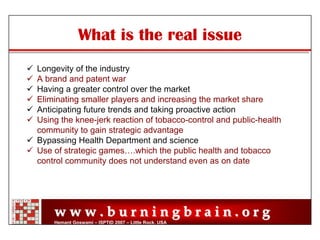 Reduced Ignition Propensity Cigarettes – Facts, Fiction and Manipulations