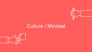 Culture / Mindset
 