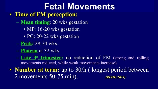 Decreased Fetal Movements