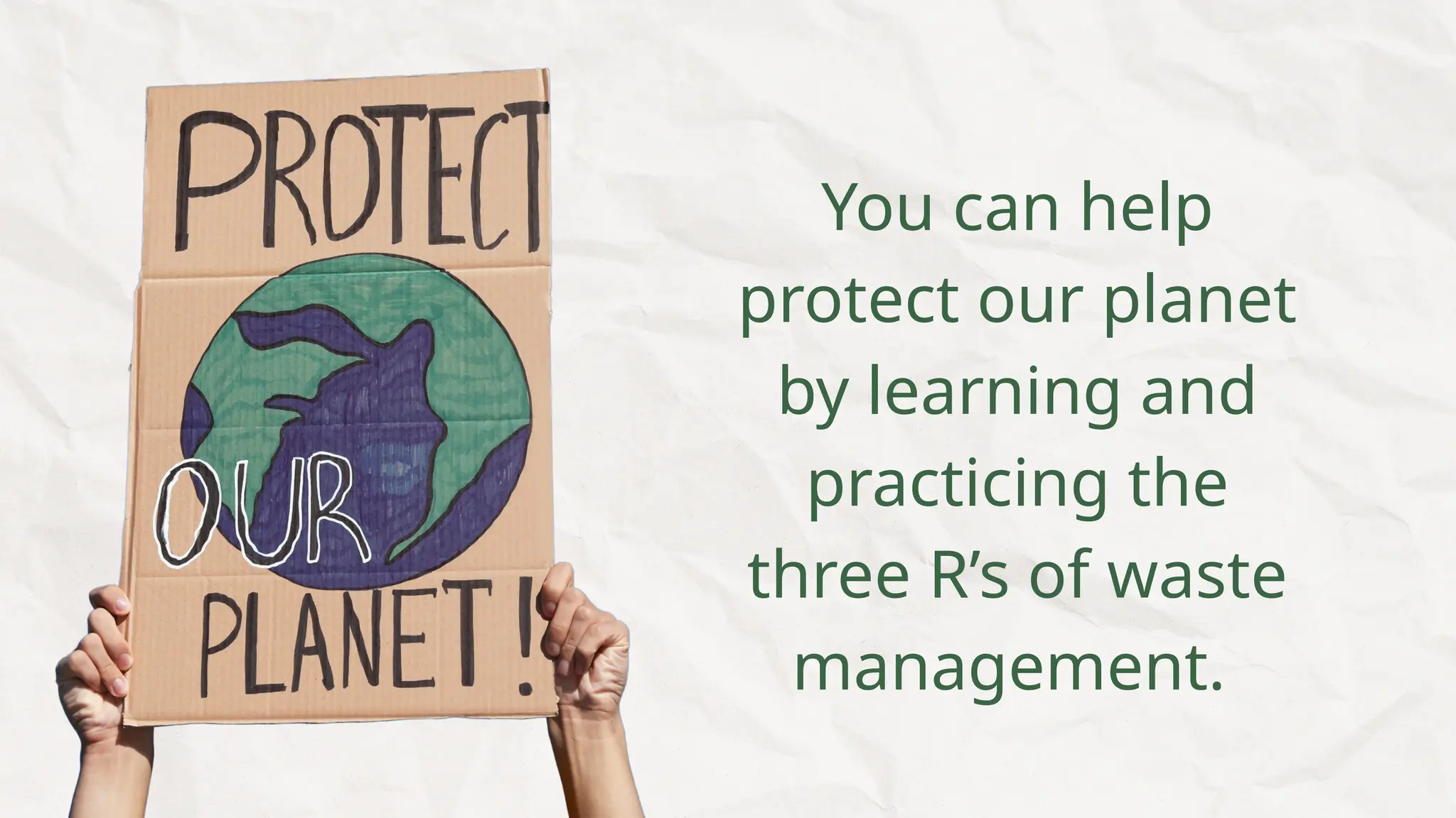 _Reduce, Reuse, Recycle Presentation in Green and White Illustrative ...