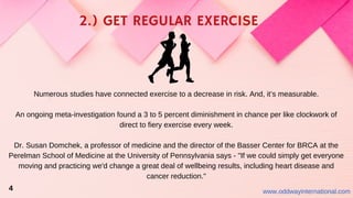 Healthy habits to start now to reduce your breast cancer risk later