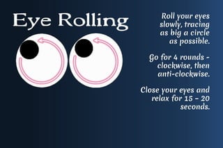 Exercises & Tips To Reduce Your Eye Strain | PDF