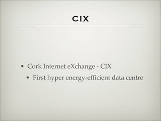 Reducing a data center's carbon footprint