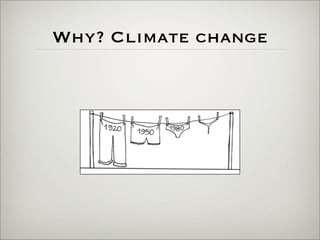 Why? Climate change