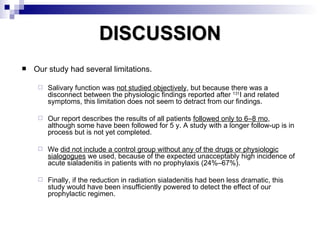 Reducing the Incidence of 131I Induced Sialadenitis - The Role of ...