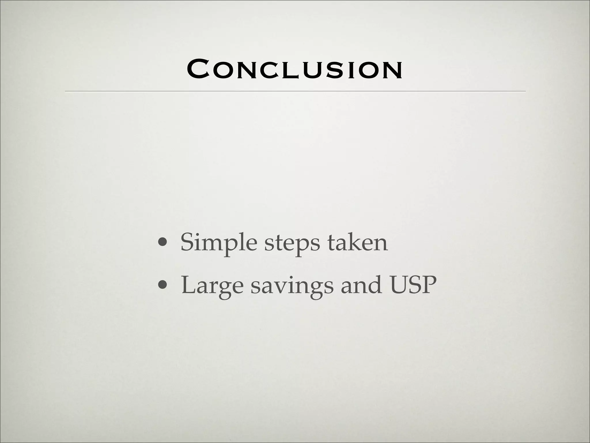 Reducing your costs and your carbon footprint