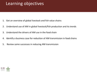 Reducing transmission in the food chain